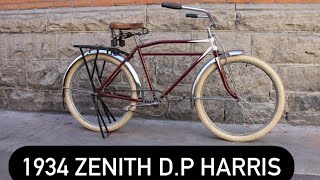 1934 Zenith DP Harris Fat Tire Bicycle [upl. by Hcir705]