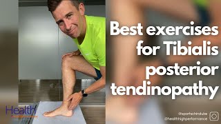 Exercises for tibialis posterior tendinopathy [upl. by Ayekin]