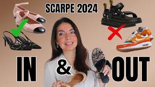 TENDENZE SCARPE 2024 Cosa VA DI MODA e cosa è OUT [upl. by Elfreda]