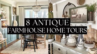 8 Thrifty Antique Farmhouse Home Tours  Music Only [upl. by Sublett173]