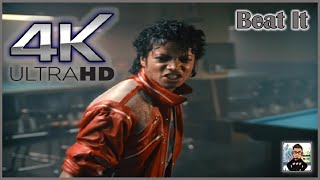 Michael Jackson  Beat It Official Video 4K Remastered [upl. by Dessma]