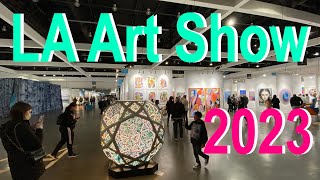 LA ART SHOW 2023 Walk Around POV 4K [upl. by Dwane]