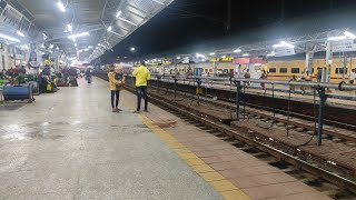 Departure Announcement of CSTM MGR Chennai Central Express Train at Solapur Railway Station [upl. by Zap201]