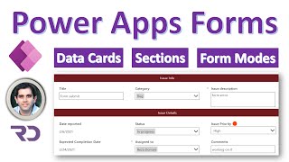 Power Apps Form Control Tutorial  New Edit Form [upl. by Einram]