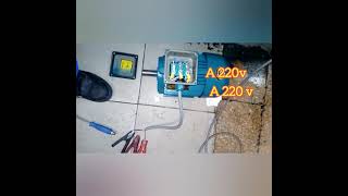 instalacion de motor trifasico 380v y 220v [upl. by Arrait]