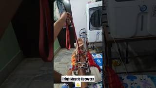 Thigh Muscle Recovery 💪 Stay Strong calisthenics workout recover broken motivation viralvideo [upl. by Selda]