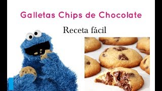 🍪Galletas CHIPS de CHOCOLATE 🍫  Galletas con Chocolate  Receta Tradicional [upl. by Ahsial462]