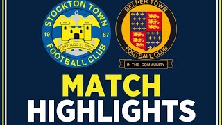 HIGHLIGHTS  Stockton Town 71 Belper Town [upl. by Ultan]