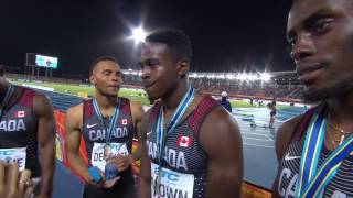 IAAFBTC World Relays Bahamas 2017  4X200m Men Team Canada Gold [upl. by Riggall]