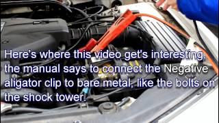 How to Safely Jump Start a Car owners manual instructions [upl. by Merna]