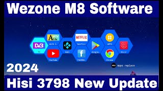 Wezone M8 Android Set Top Box Hisilicon 3798 Latest Software update 2024Android set top box update [upl. by Mackey]