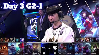 HLE vs GEN  Game 1  Day 3 LoL Worlds 2024 Swiss Stage  Hanwha Life vs GenG G1 full [upl. by Humpage]