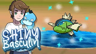 Live Shiny BlueStriped Basculin After 10185 Fishing Encounters  Pokemon White 2 [upl. by Ydnyc]