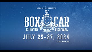 Boxcar Country Music Festival Lineup 2024 [upl. by Algy]