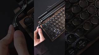 Typewriter keyboard keyboard mechanicalkeyboard typewriter vintagekeyboard tech gaming [upl. by Joh]