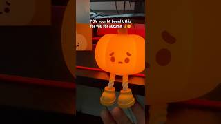 Meet Mr Blumpkin Your Sad Yet Cozy Nightlight 🍂  A Glow for the Gloomy Nights 🌙 spookyseason [upl. by Largent]