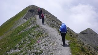 Beaufortain crête des Gittes sur le sentier du Tour du Mont Blanc [upl. by Esch603]