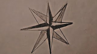 3D Star Drawing ArtStar3D [upl. by Nolaj]