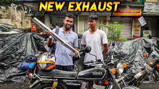 BOUGHT YAMAHA RXZ EXHAUST FROM MY SUBSCRIBER 🔥🔥🔥 [upl. by Kwabena]