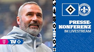 RELIVE MATCHDAYPRESSEKONFERENZ I 5 Spieltag I HSV vs SV Darmstadt 98 [upl. by Marder]