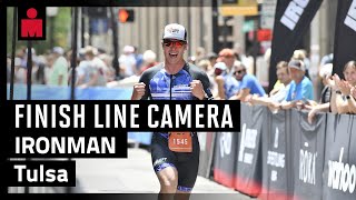 2023 Certified Piedmontese Beef IRONMAN Tulsa  Finish Line Camera [upl. by Rebhun292]