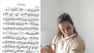 L Drouet 25 studies for flute  1 Allegro [upl. by Fine]