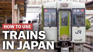 How to Use Trains in Japan  japanguidecom [upl. by Udela]