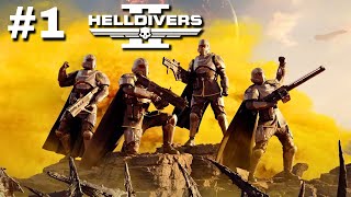 HELLDIVERS 2  Let’s Play Part 1 Welcome to the Helldivers [upl. by Hospers904]