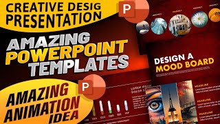 Mood Board Presentation🔥PowerPoint Template🔥Amazing Presentation powerpoint pptexpo ppttemplate [upl. by Eiuqnimod997]