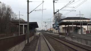 Führerstandsfahrt Bielefeld  Herford  Minden  Wunstorf  Hannover  Lehrte 22014 [upl. by Darice926]