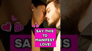 Use These Affirmations to Manifest Love Specific Person relationship manifestation shorts [upl. by Acirema]