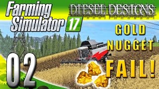 Farming Simulator 2017 Gameplay EP2 GOLD NUGGET FAIL PC Fichtelberg HD [upl. by Bricker958]