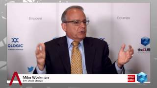 Mike Workman  Oracle OpenWorld 2014  theCUBE Studio QLogic [upl. by Coffeng]