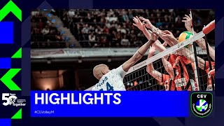 BERLIN Recycling Volleys vs Halkbank ANKARA  Match Highlights [upl. by Aynosal]