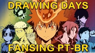 Katekyo Hitman Reborn  Drawing Days FANSING PTBR [upl. by Naenaj]