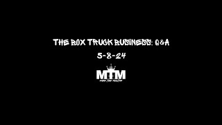 The Box Truck Business QampA [upl. by Tabbie]