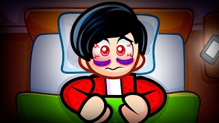 KARIM NO PUEDE DORMIR y MUERE en ROBLOX  Karim Juega [upl. by Fallon]