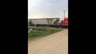 Canadian Pacific Rail GP40 and SD402 [upl. by Delp]