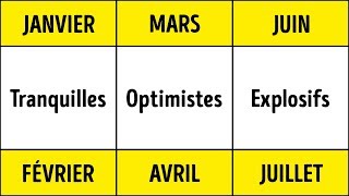 Les Scientifiques Lont Prouvé  le Mois de ta Naissance Détermine ta Santé et ta Personnalité [upl. by Giark]