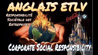 Anglais PREMIERE STMG La RSE Corporate Social Responsibility [upl. by Joeann]