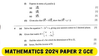 CSEC Maths  May 2024 Paper 2 Solutions Terry David [upl. by Giarc109]