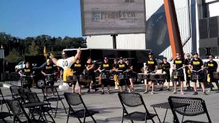 Pittsburgh Steeline Drum line at Steelers v Panthers Game  Stage AE [upl. by Eytteb]