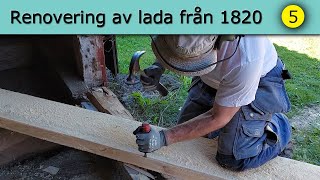 Renovering av lada från 1820 Del 5 [upl. by Ahsiekam]