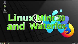 Linux Mint 20  Waterfox browser Firefox with more control and supported extensions [upl. by Alekim]