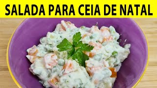 SALADA PARA CEIA DE NATAL 2 RECEITAS QUE EU ADORO [upl. by Artemla]