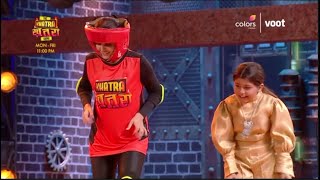 The Khatra Khatra Show PROMO Rubina Tumble Down As She Walks On Rotating Platform [upl. by Suryc511]