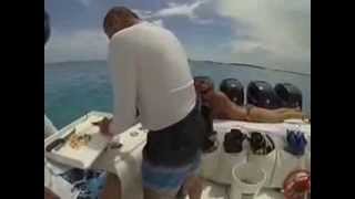 Bahama 41 fishing Staniel Cay Bahamas [upl. by Oiludbo]