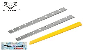 FOXBC 125 Inch Planer Blades Replacement DW7332 for DeWalt DW733 Wood Planer Review [upl. by Ellery414]