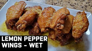 Lemon Pepper Wings Recipe  Wet Lemon Pepper Wings  How to Make Lemon Pepper Wings  Appetizer [upl. by Pisarik]