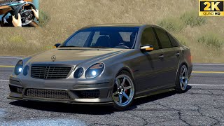 MercedesBenz E55 AMG W211  Assetto Corsa  Steering Wheel Gameplay [upl. by Elgna]